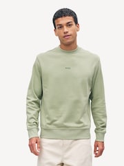 BOSS Green Regular Fit Logo Crew Neck Sweat Top Jumper - Image 4 of 22