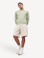 BOSS Green Regular Fit Logo Crew Neck Sweat Top Jumper - Image 9 of 22