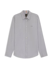 BOSS Grey Regular Fit Relegant Shirt - Image 7 of 7