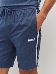 BOSS Blue Rise Side Detail Logo Shorts - Image 4 of 5