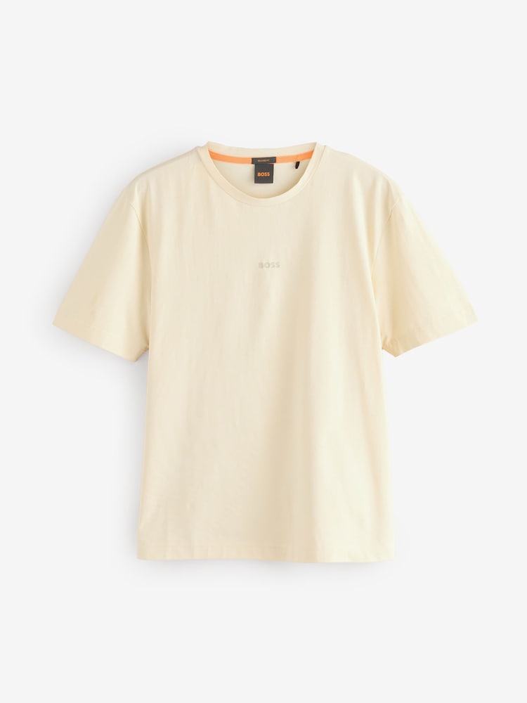 BOSS Yellow Relaxed Fit TChup Logo T-Shirt - Image 1 of 1 BOSS Yellow Relaxed Fit TChup Logo T-Shirt - Image 1 of 1