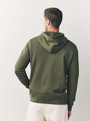 BOSS Dark Green Wetalk Logo Hoodie - Image 3 of 7