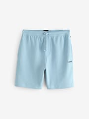 BOSS Blue Waffle Shorts - Image 5 of 5