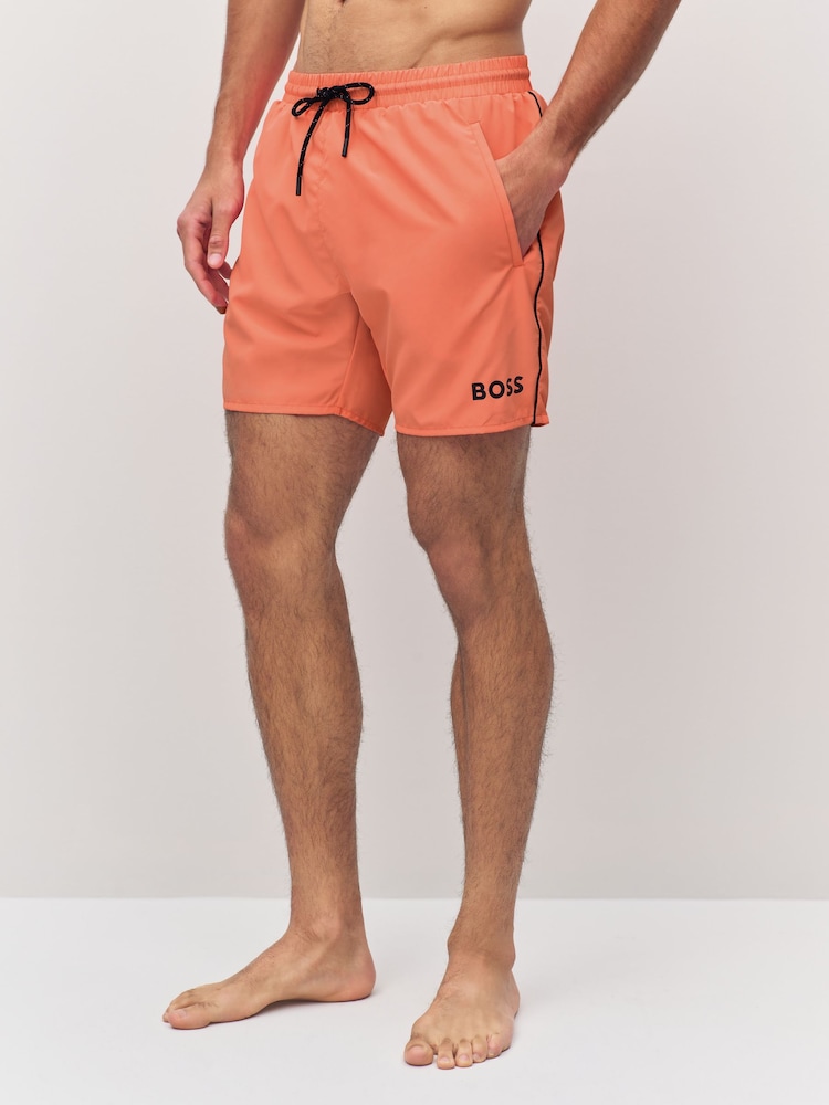 BOSS Light Pink Starfish Quick Dry Swim Shorts - Image 1 of 6 BOSS Light Pink Starfish Quick Dry Swim Shorts - Image 1 of 6