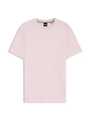 BOSS Pink Regular Fit Thompson Logo T-Shirt - Image 1 of 1