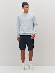 Gris claro - BOSS Westart Crew Neck Logo Sweat Top Jumper - Imagen 2 de 5