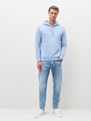 BOSS Blue Wetalk Logo Hoodie - Image 2 of 4