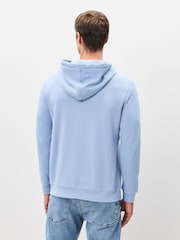 BOSS Blue Wetalk Logo Hoodie - Image 3 of 4
