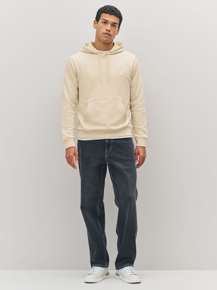 BOSS Yellow Wetalk Logo Hoodie - Image 2 of 5