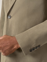 Skopes Natural Tailored Fit Padua Suede Effect Herringbone Jacket - Image 6 of 8