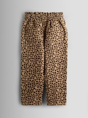 JoJo Maman Bébé Leopard Print Twill Trousers - Image 2 of 4