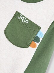 JoJo Maman Bébé Navy Dinosaur Character Mix And Match 2 Pack Pyjamas - Image 11 of 11