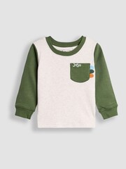 JoJo Maman Bébé Navy Dinosaur Character Mix And Match 2 Pack Pyjamas - Image 6 of 11