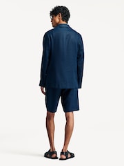 NN.07 Blue Timo Single Breasted Unlined Suit Jacket - Image 4 of 8