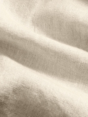 NN.07 Cream Relaxed Gregor Waistband Drawstring Linen Shorts - Image 8 of 8
