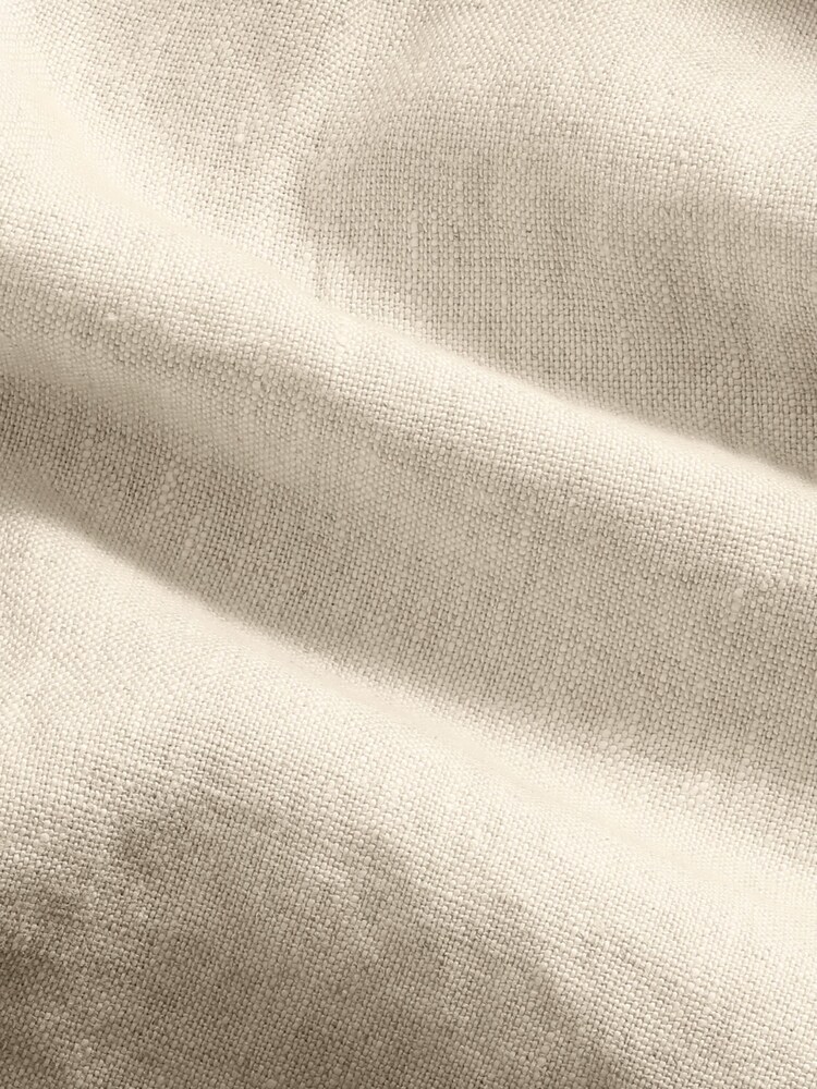 NN.07 Cream Relaxed Gregor Waistband Drawstring Linen Shorts - Image 8 of 8