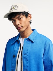 NN.07 Blue Ollie Workwear Chore Jacket - Image 5 of 8