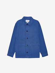 NN.07 Blue Ollie Workwear Chore Jacket - Image 7 of 8