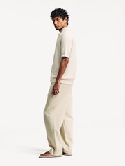 NN.07 Natural Nolan Button Through Knit Short Sleeve Shirt - Image 3 of 6