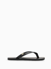 AllSaints Black Sydney Sandals - Image 2 of 6
