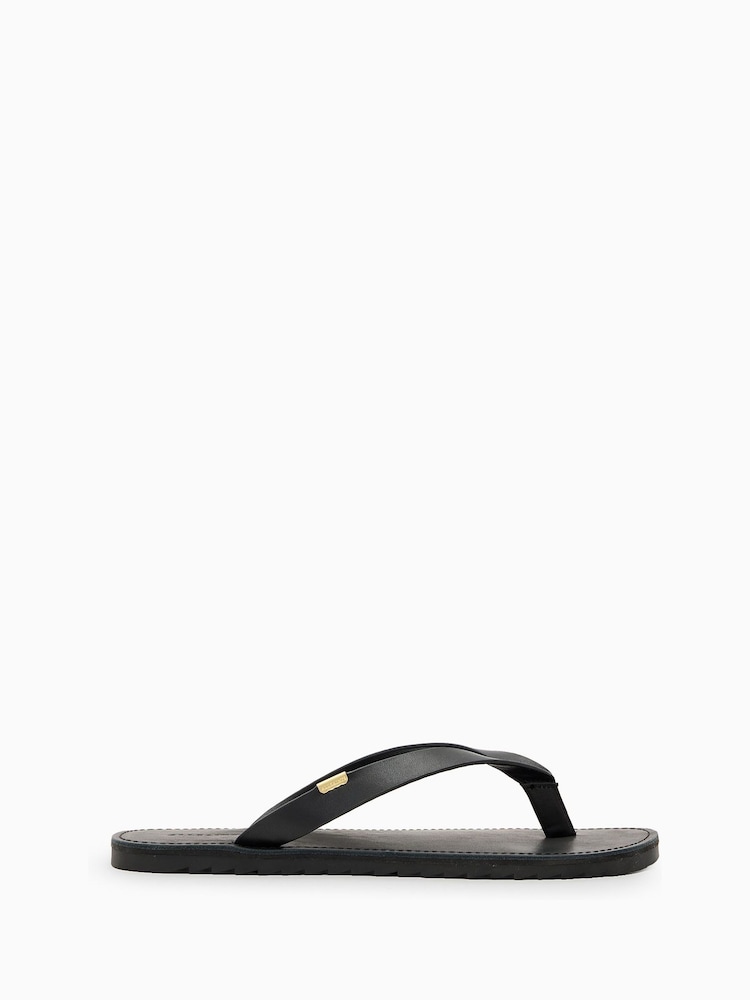 AllSaints Black Sydney Sandals - Image 2 of 6
