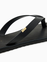 AllSaints Black Sydney Sandals - Image 5 of 6