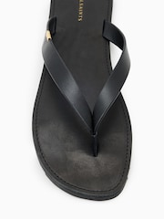 AllSaints Black Sydney Sandals - Image 6 of 6