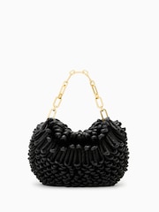 AllSaints Black Madea Mini Loop Bag - Image 1 of 7
