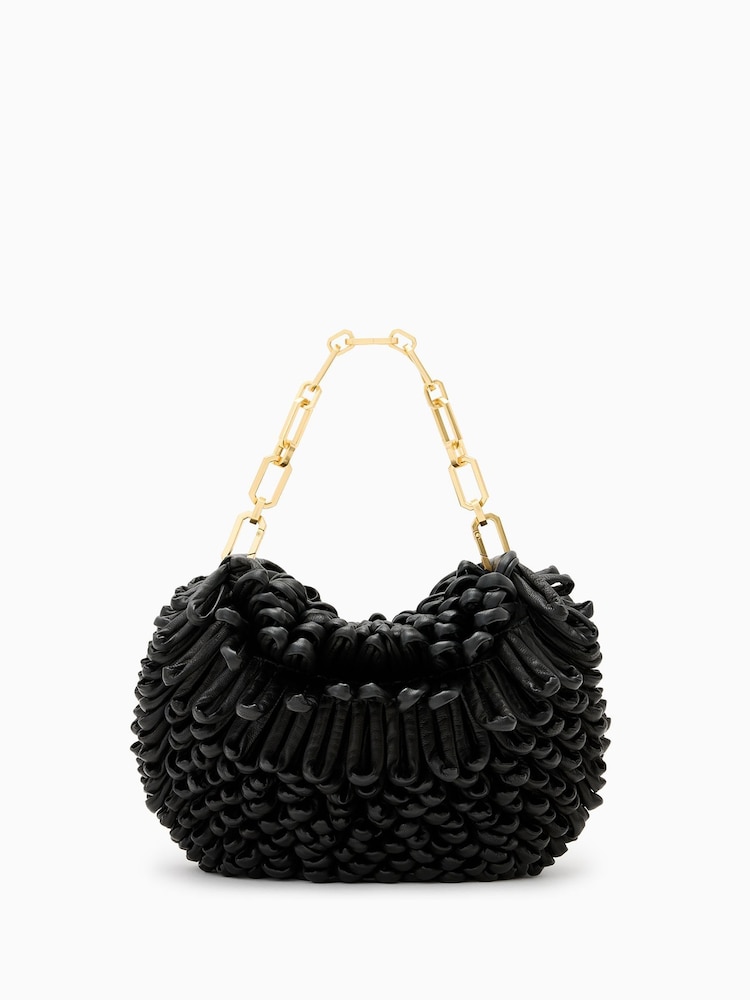 AllSaints Black Madea Mini Loop Bag - Image 1 of 7
