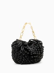AllSaints Black Madea Mini Loop Bag - Image 2 of 7