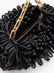 AllSaints Black Madea Mini Loop Bag - Image 4 of 7