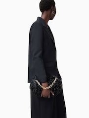 AllSaints Black Madea Mini Loop Bag - Image 6 of 7