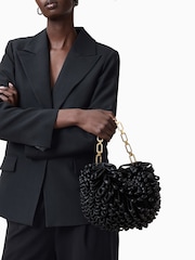 AllSaints Black Madea Mini Loop Bag - Image 7 of 7