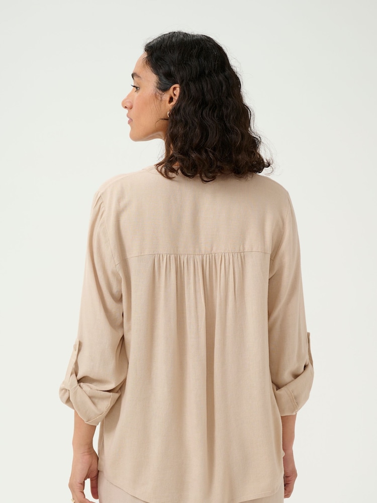 Kaffe Natural KAmilia Blouse - Image 2 of 6 Kaffe Natural KAmilia Blouse - Image 2 of 6