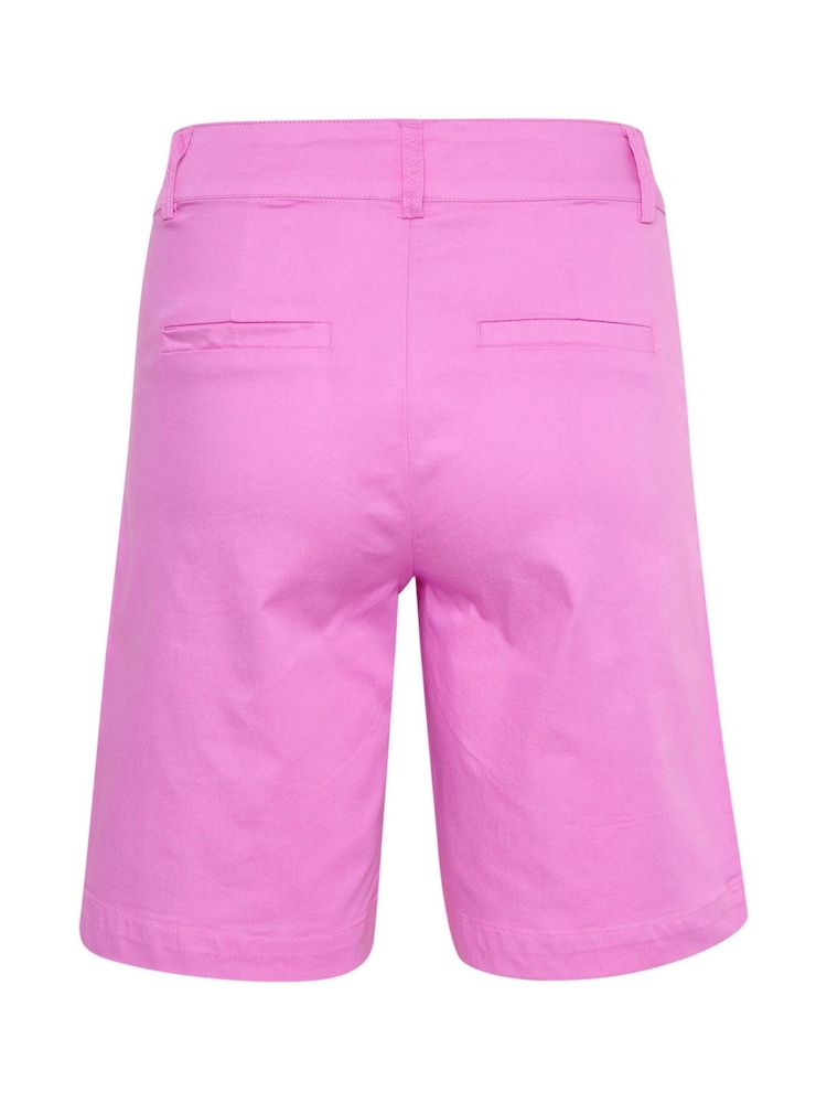 Kaffe Pink KAlea City High Waisted Long Shorts - Image 6 of 6 Kaffe Pink KAlea City High Waisted Long Shorts - Image 6 of 6