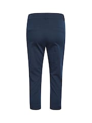 Kaffe Blue KAlea Capri Trousers - Image 6 of 6