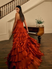 AllSaints Red Cavarly Dress - Image 2 of 10