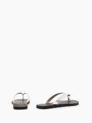AllSaints Grey Sydney Sandals - Image 3 of 6