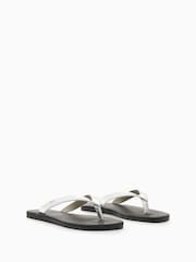 AllSaints Grey Sydney Sandals - Image 4 of 6