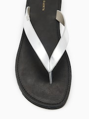 AllSaints Grey Sydney Sandals - Image 5 of 6