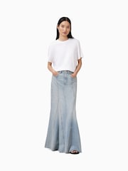 AllSaints Blue Alma Denim Skirt - Image 2 of 8