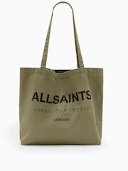 AllSaints Green Underground Tote Bag - Image 1 of 5