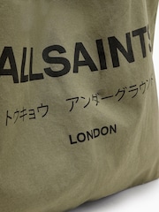AllSaints Green Underground Tote Bag - Image 5 of 5