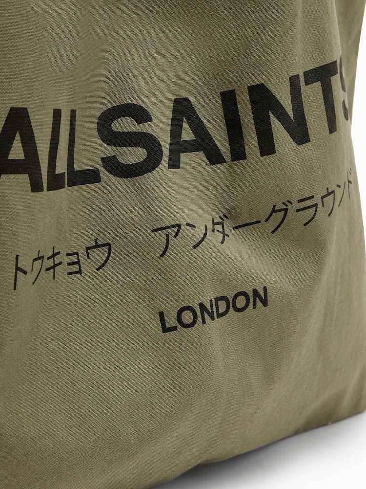 AllSaints Green Underground Tote Bag - Image 5 of 5