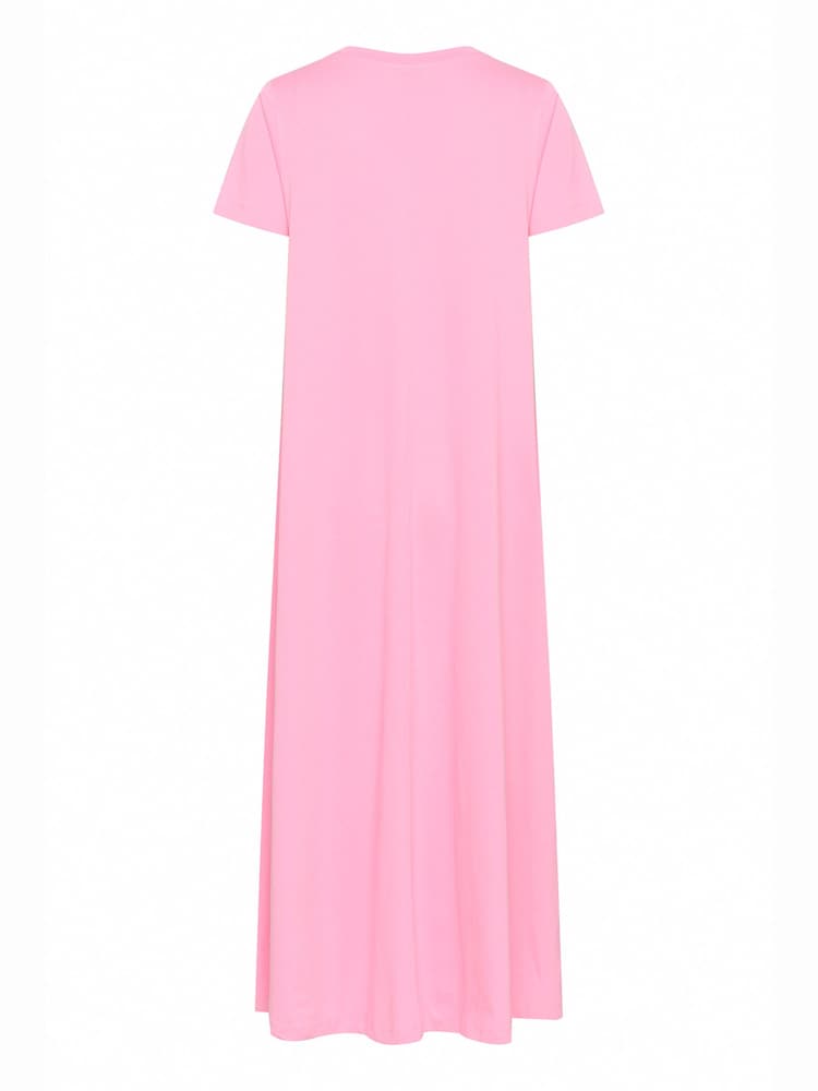 Soaked in Luxury SLAeve Short Sleeve 100% Cotton Maxi Dress - Image 2 of 2 Soaked in Luxury SLAeve Short Sleeve 100% Cotton Maxi Dress - Image 2 of 2