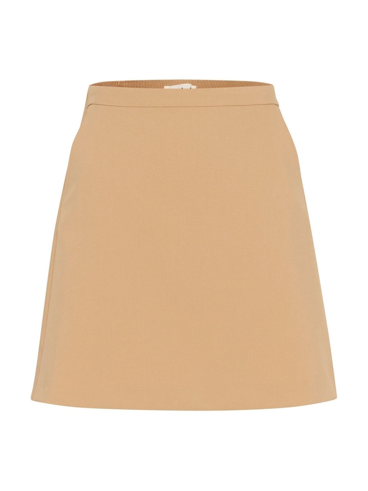 Soaked in Luxury SLCorinne A-Line Brown Mini Skirt - Image 1 of 2