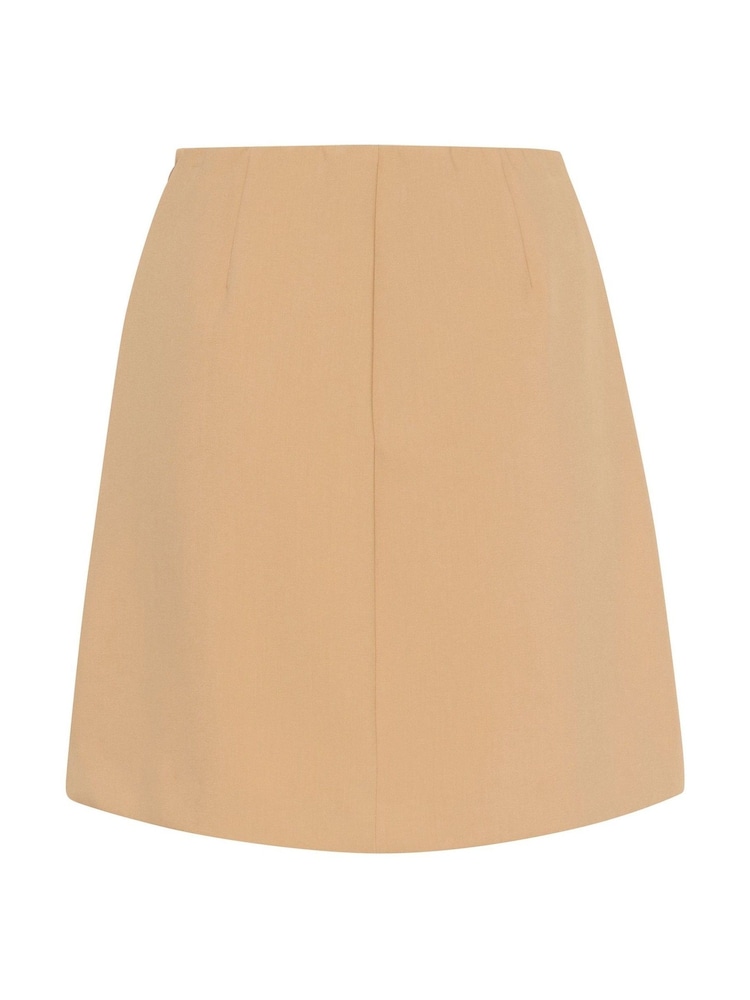 Soaked in Luxury SLCorinne A-Line Brown Mini Skirt - Image 2 of 2