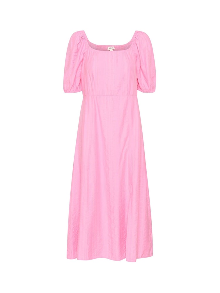 Soaked in Luxury Pink SLEmine Haiku Short Sleeve Midi Dress - Image 1 of 2