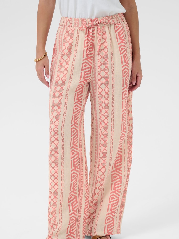 Cream CRBellis Linen Black Trousers - Image 1 of 6