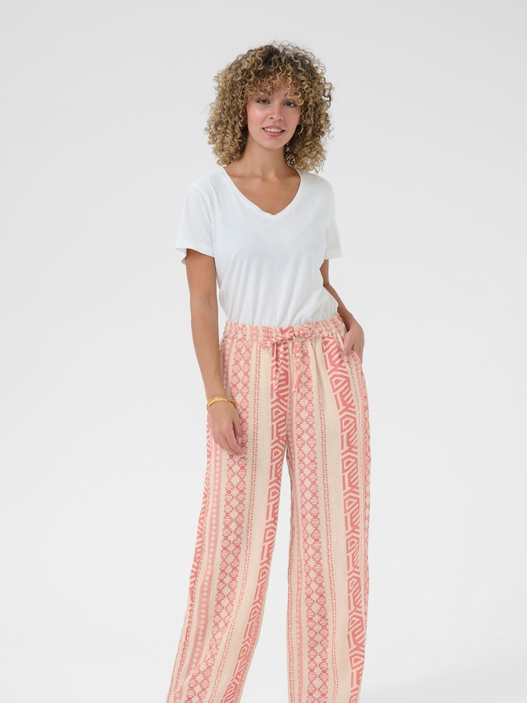 Cream CRBellis Linen Black Trousers - Image 2 of 6